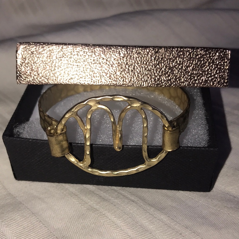 Gold “m” bracelet!